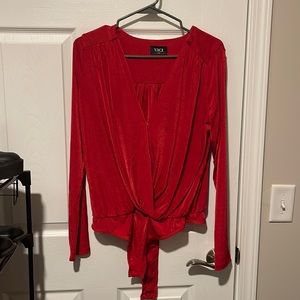 Vici Red Bodysuit